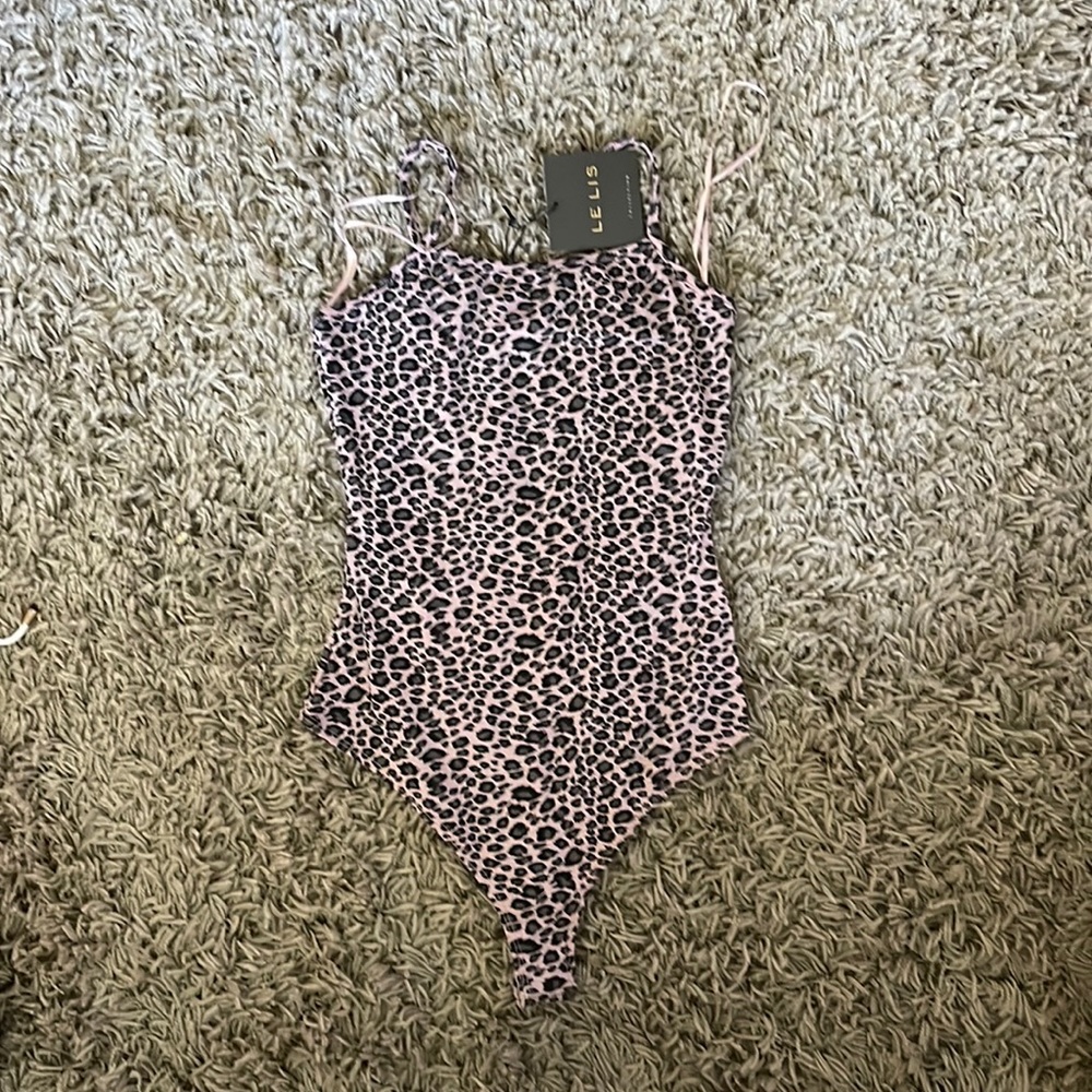 LELIS Leopard Bodysuit